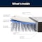 Flash Furniture Dream 8 Inch Hybrid Mattress, Queen Size High Density Foam and Innerspring Mattress in a Box DR-E238-B-Q-GG - alternate 5